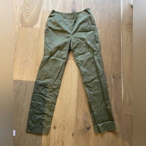 3/$15 Lavia by Piazza Sempione olive green high waist trousers